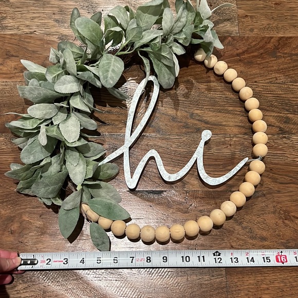 “Hi” Door Wreath- Super cute! - Picture 2 of 6